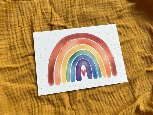 Postkarte: Regenbogen