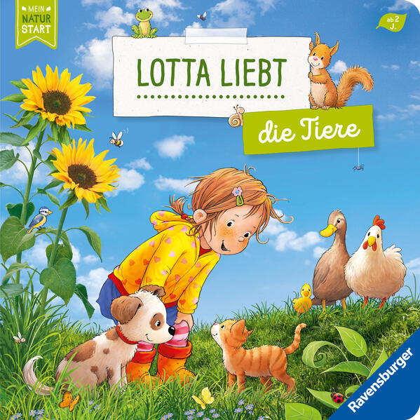 Lotta liebt die Tiere – Sach-Bilderbuch über Tiere ab 2 Jahre, Kinderbuch ab 2 Jahre, Sachwissen, Pa