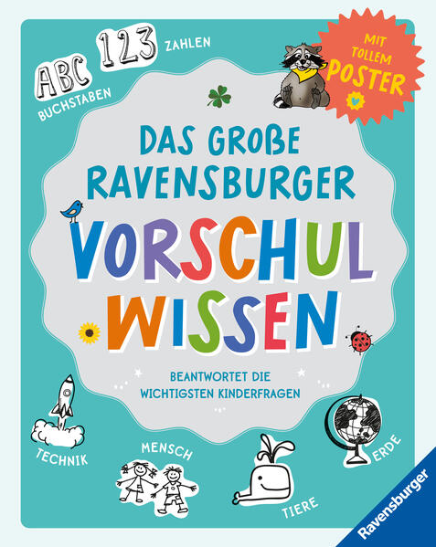 Das große Ravensburger Vorschulwissen beantwortet Kinderfragen zu unterschiedlichsten Themen kompete