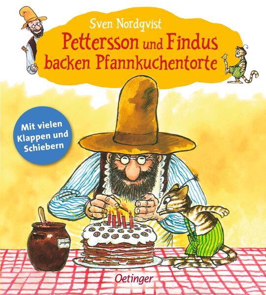 Friedrich Oetinger GmbH 9783751206518 Pettersson und Findus backen Pfannkuchentorte Mit vielen Klappen und Schiebern (1)