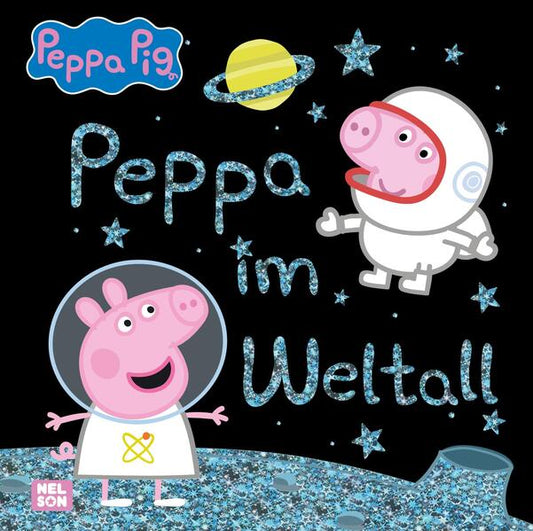 Nelson 9783845126913 Peppa Wutz Bilderbuch: Peppa im Weltall Mit glänzender Folie auf dem Cover (1)