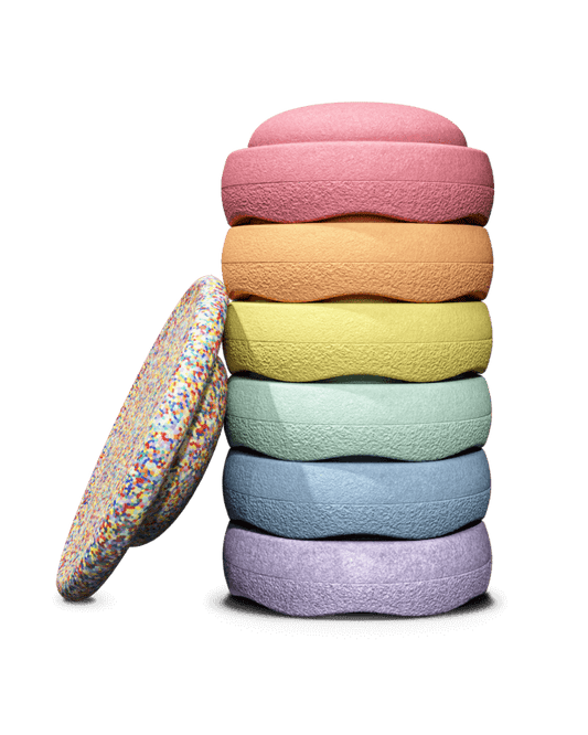 201602 | Stapelstein® Super Confetti Rainbow Set pastel
