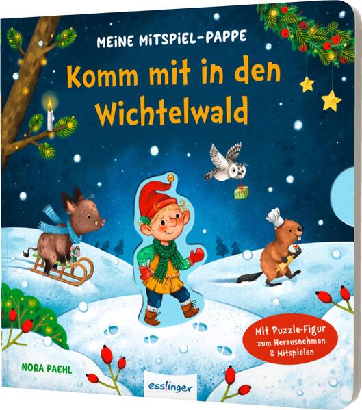 Thienemann - Esslinger  9783480238903 Meine Mitspiel-Pappe: Komm mit in den Wichtelwald Mitmachbuch mit Spielfigur (1)