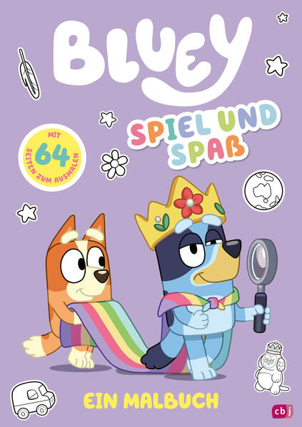 cbj 978-3-570-18188-1 BLUEY - Spiel und Spaß - Ein Malbuch Mit 64 Seiten zum Ausmalen (1)